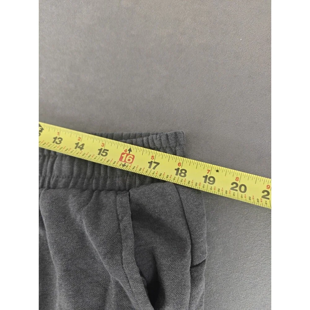 Puma Men's XXL Gray Fleece Jogger Sweatpants Elastic Waist Logo Pockets